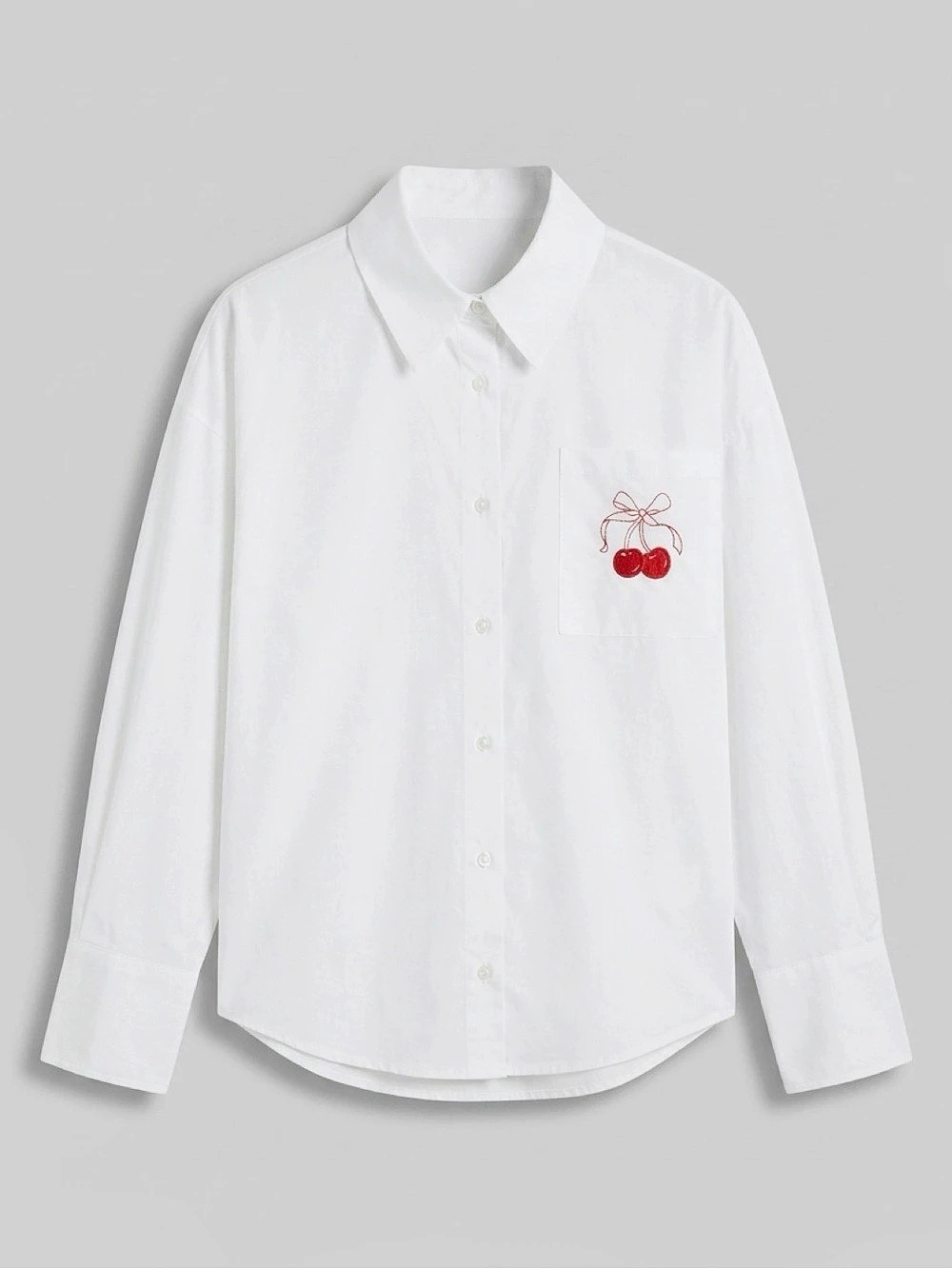 Fashion Nova White Button Down Shirt